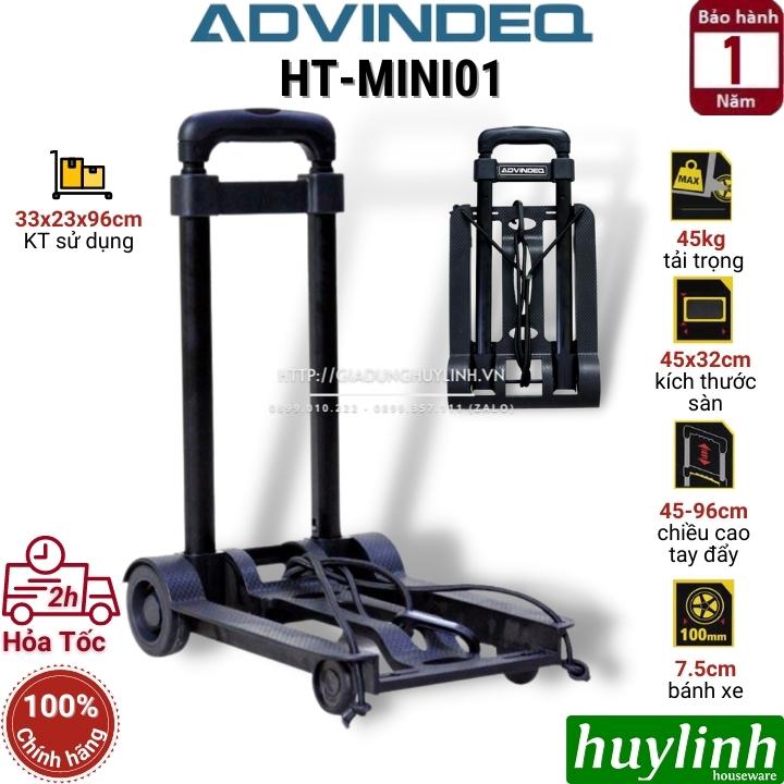 Xe kéo đẩy đi chợ đa năng Advindeq HT-MINI01 - Tải trọng 45kg - Hàng chính hãng