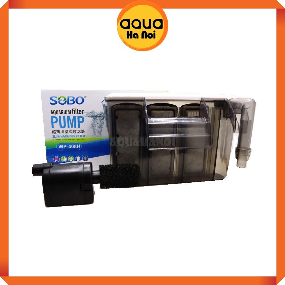 Lọc thác SOBO WP 308/408/508H treo hồ cá cảnh thủy sinh mini - dạng mỏng - tiết kiệm điện