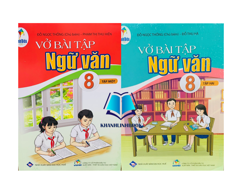 Sách - Combo Vở bài tập ngữ văn 8 - tập 1 + 2
