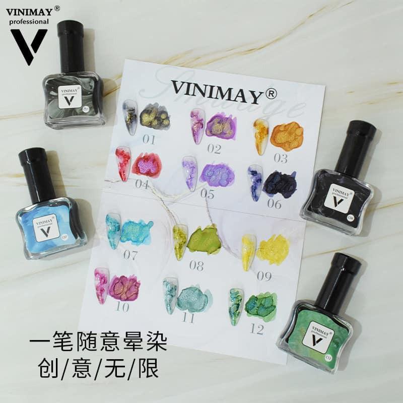 Loang cồn VINIMAY 12 màu Thiên Di Nail