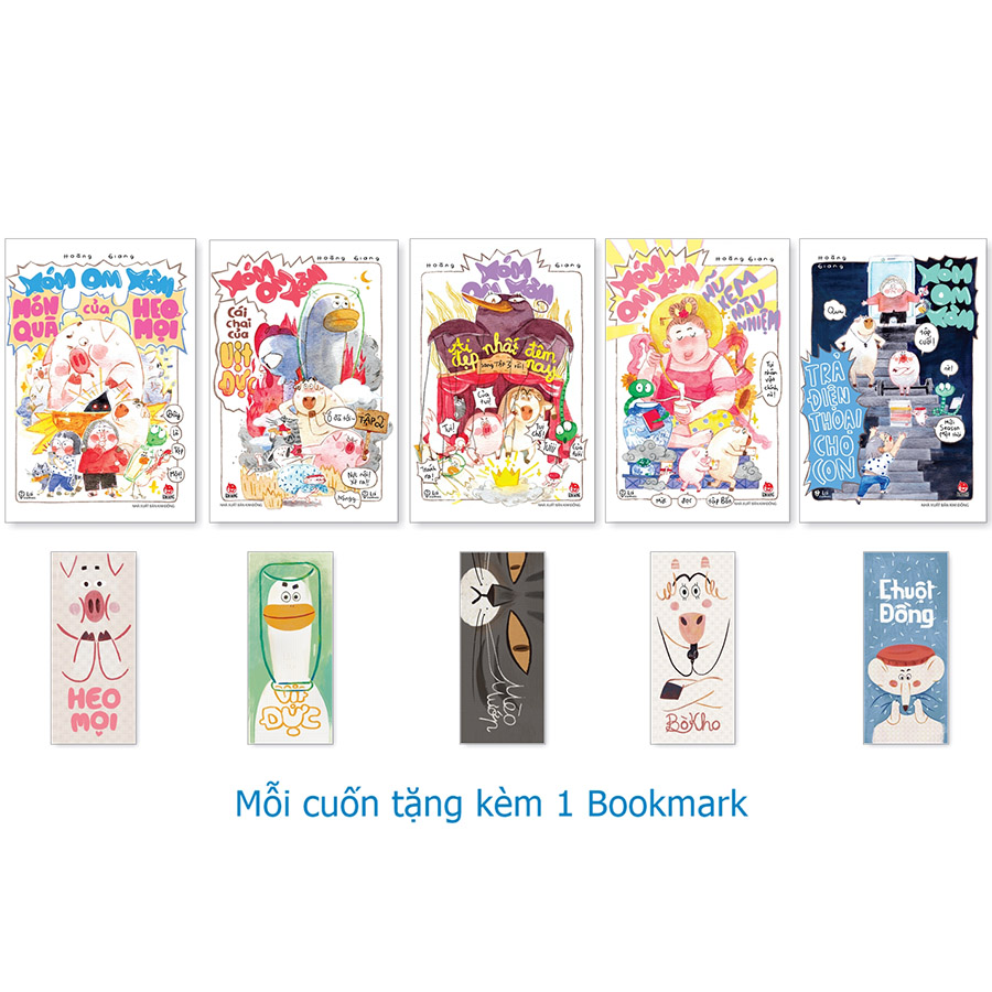 Combo 5 Tập: Xóm Om Xòm (Tặng Kèm Bookmark)