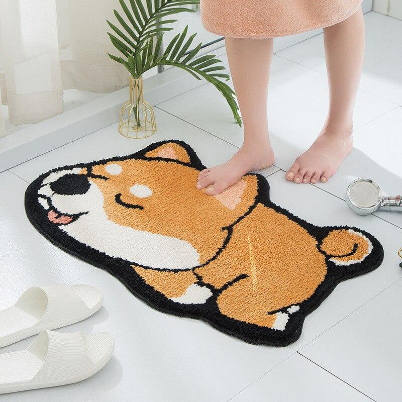 Cartoon Creative Non-slip Mat, Bathroom Balcony Floor Mat, Bathtub Absorbent Mat, Door Absorbent Mat, Household Carpet