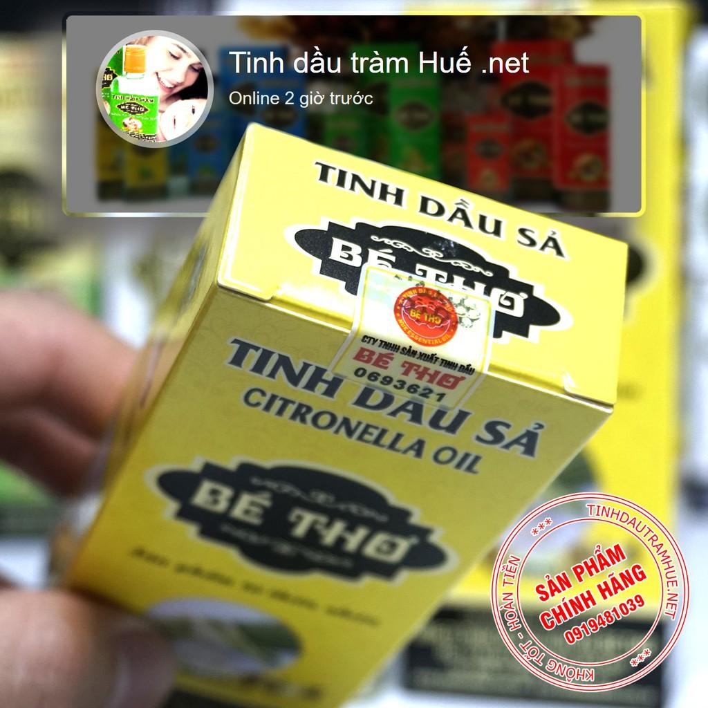 TINH DẦU SẢ (CHAI NHỎ) - THƯƠNG HIỆU BÉ THƠ