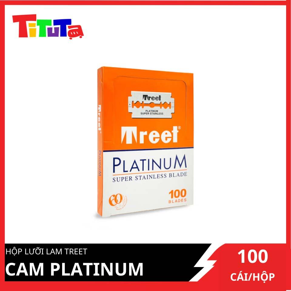 Hộp lưỡi lam Treet Cam Platinum (100 lưỡi/hộp)