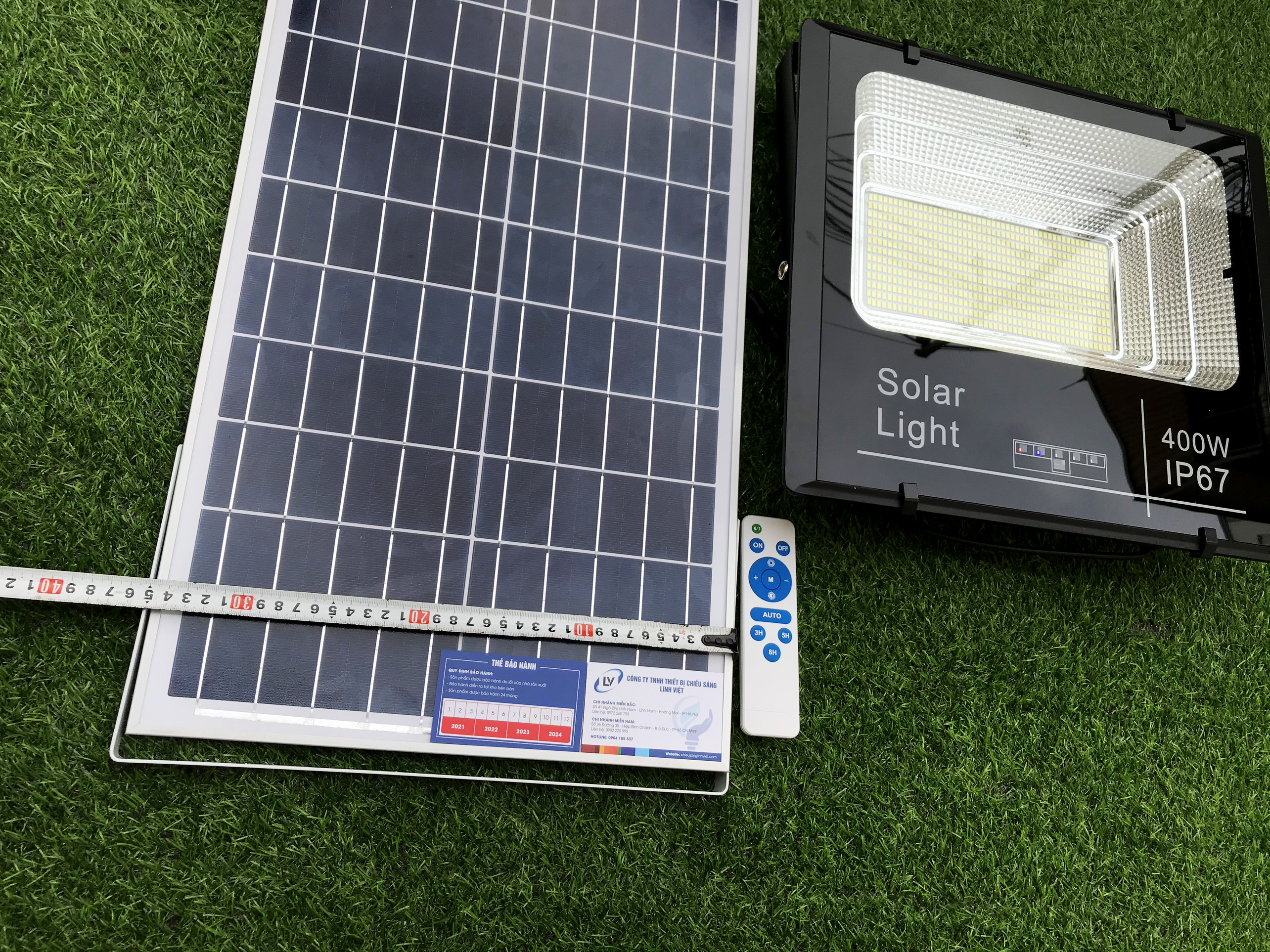 Đèn pha năng lượng mặt trời, đèn led năng lượng ,400w, mẫu công trình 912 led 5730