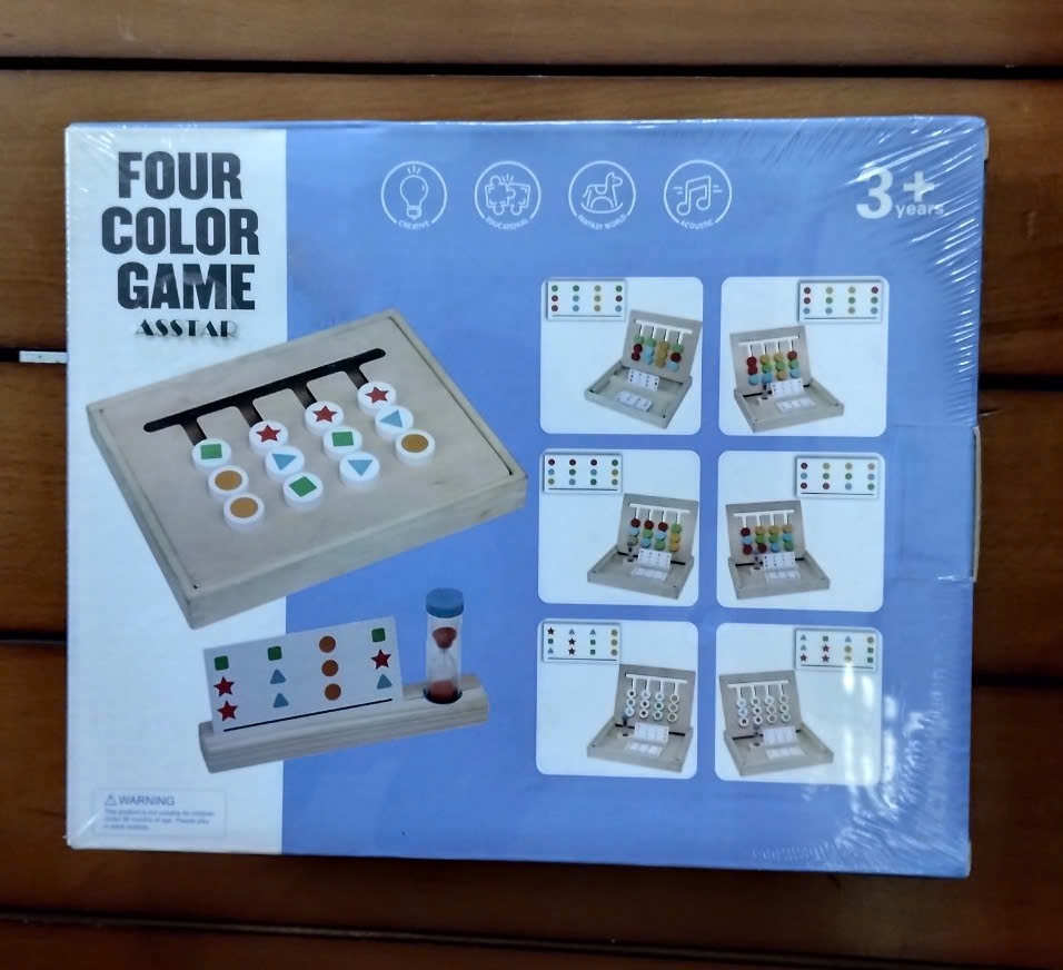 Đồ Chơi Xếp Hình, Đồ Chơi Trí Tuệ Cho Bé, Four Colors Game, Đồ Chơi Cho Bé Trai, Bé Gái, Quà Tặng Sinh Nhật