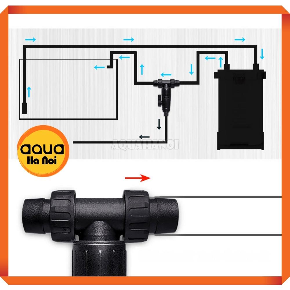 Van khóa thay nước nhanh bể cá thủy sinh HSSQ12/HSSQ16 - Van khóa nối ống thay nước tiện lợi - Phi 12/16mm