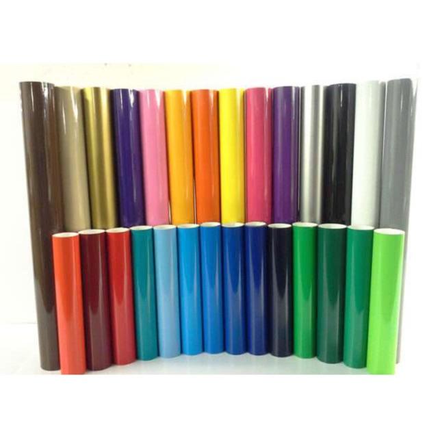 Combo 5 mét DECAL PVC đủ màu bóng dán xe, trang trí nhà cửa