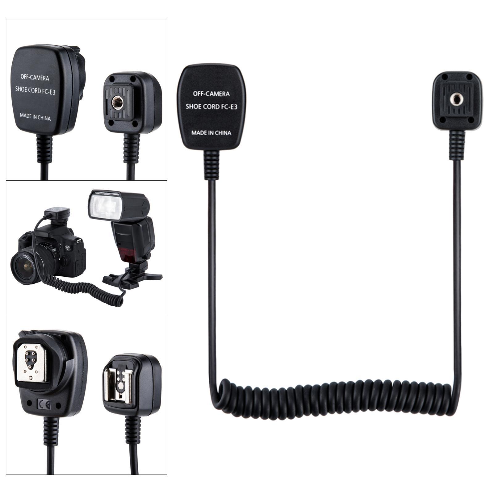 300cm/10ft TTL Off-Camera Hot Shoe Flash Sync Cable Cord for Canon