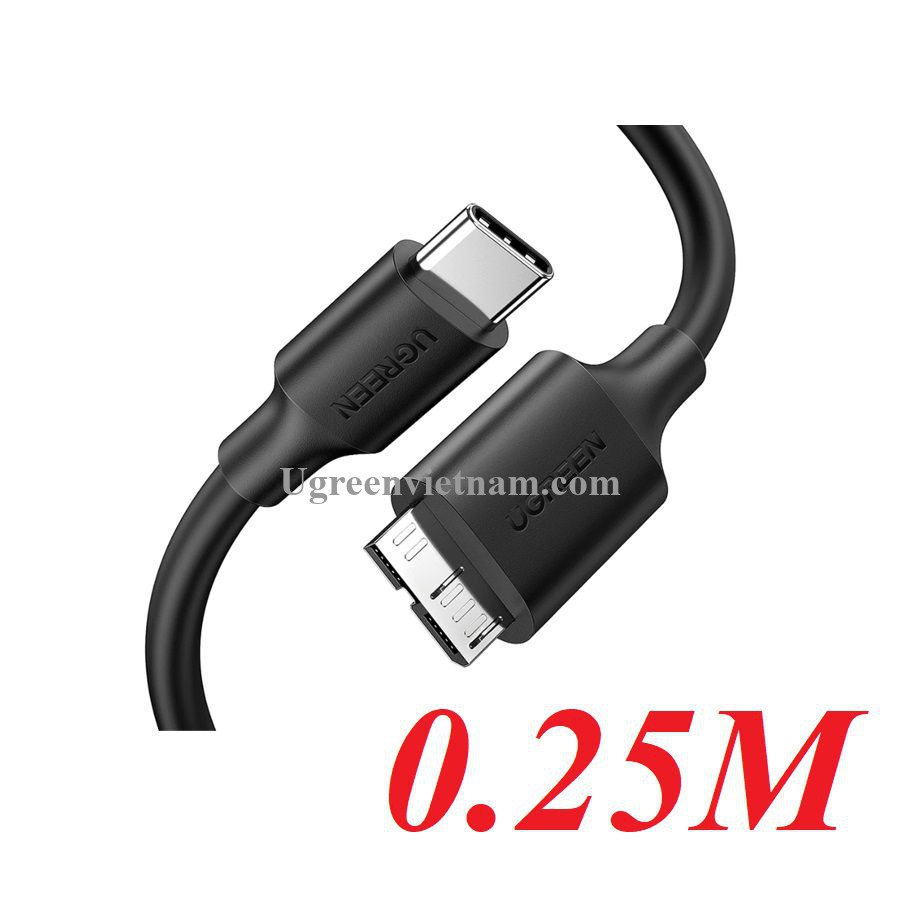 Cáp USB type C to Micro B Ugreen 90995 (dài 25cm) - Hàng chính hãng