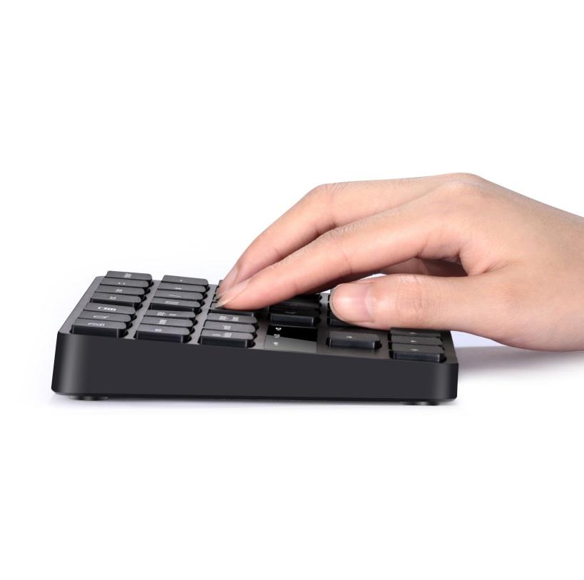 2.4g Wireless Keyboard Charging 35-key Multimedia Black Keypad