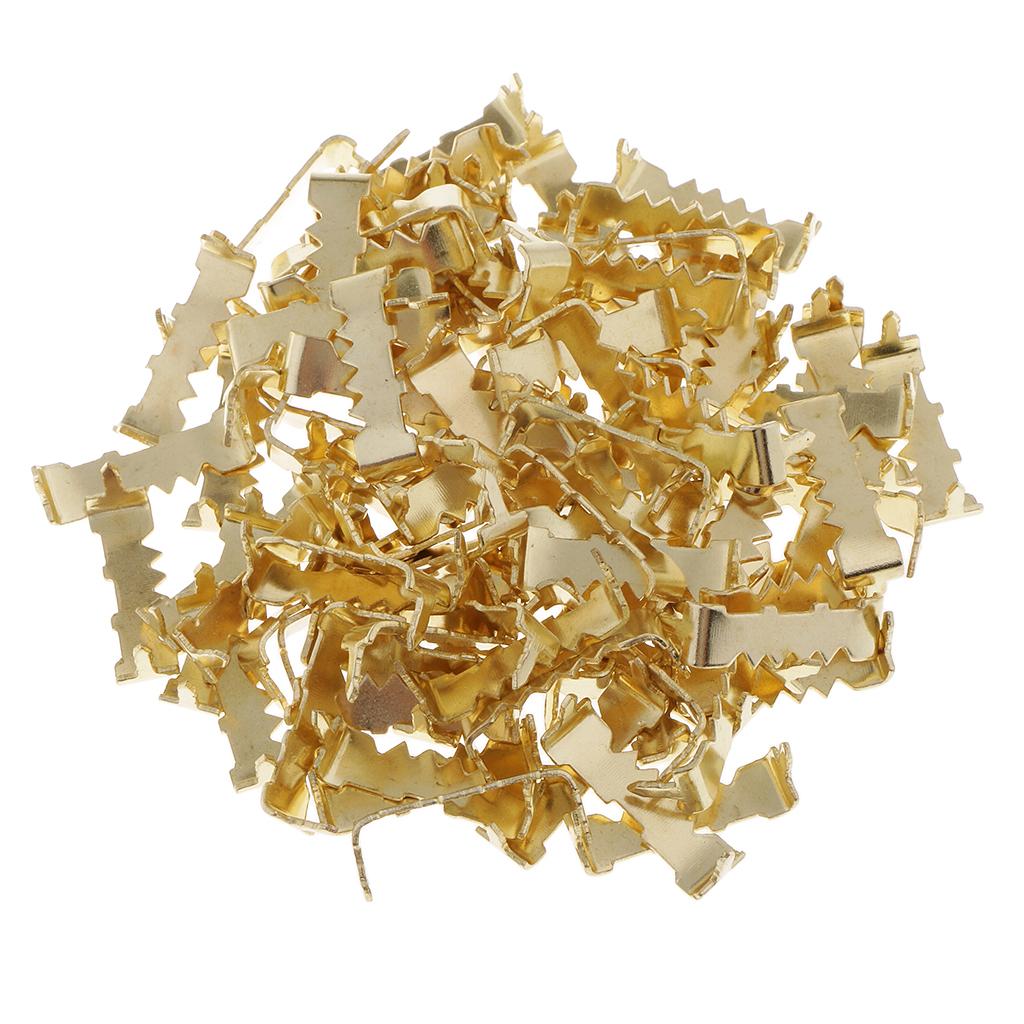 100 Bộ Treo Tường Hình Khung Ảnh Răng Cưa Móc Treo Áo Hình Khung Viền Bằng Dụng Cụ 25X10 Mm