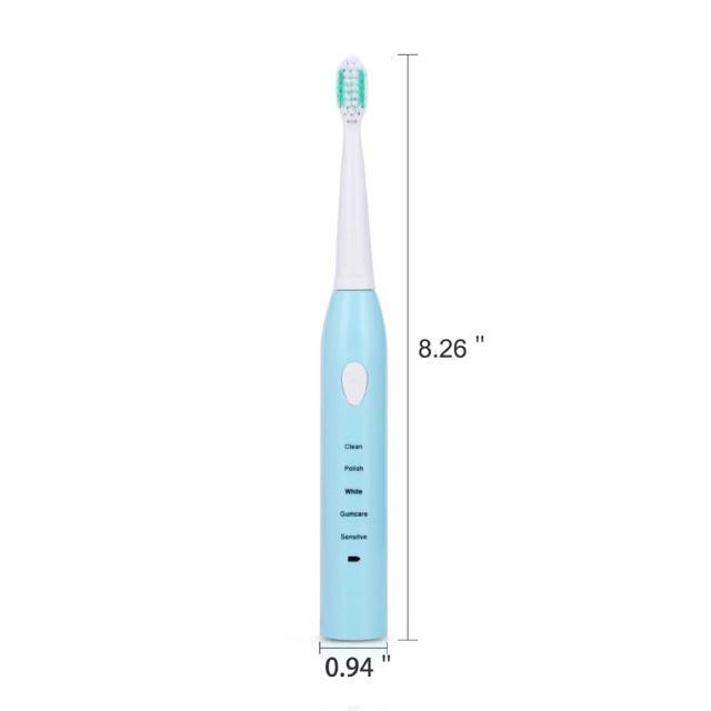 Bàn chải điện kèm 4 đầu công nghệ sóng âm