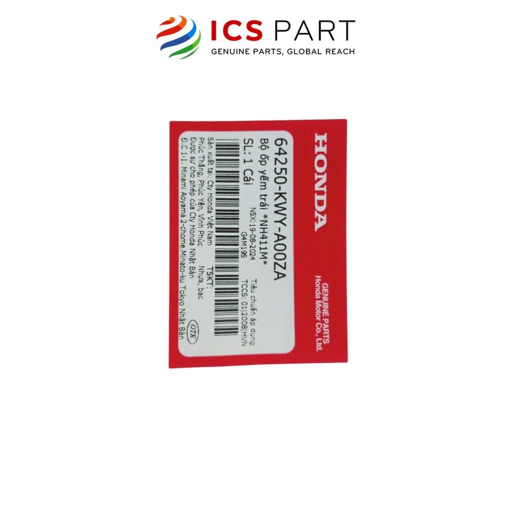 Cánh Yếm Trong Trái HONDA Rs 100, Wave 100 (Alpha A) Bạc Nh411M (Có Tem) (64250KWYA00ZA)