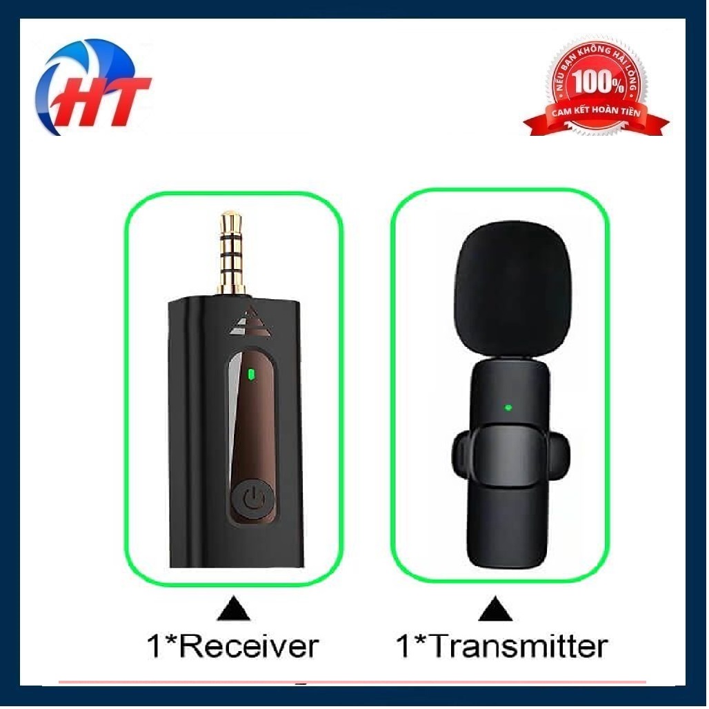 MICROPHONE K35-1 + 3.5MM KẸP ÁO SỬ DỤNG ĐỂ THU GIỌNG NÓI SIÊU TO RÕ-HT