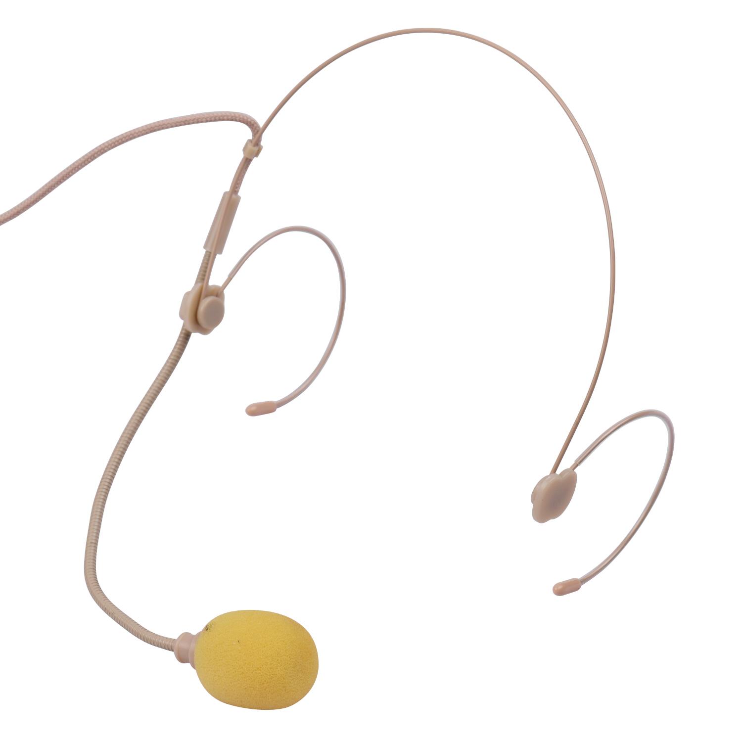 Tai nghe chất lượng tốt Micrô tụ điện Mic 3,5 mm Giao diện góc phải cho Máy phát Bodypack không dây