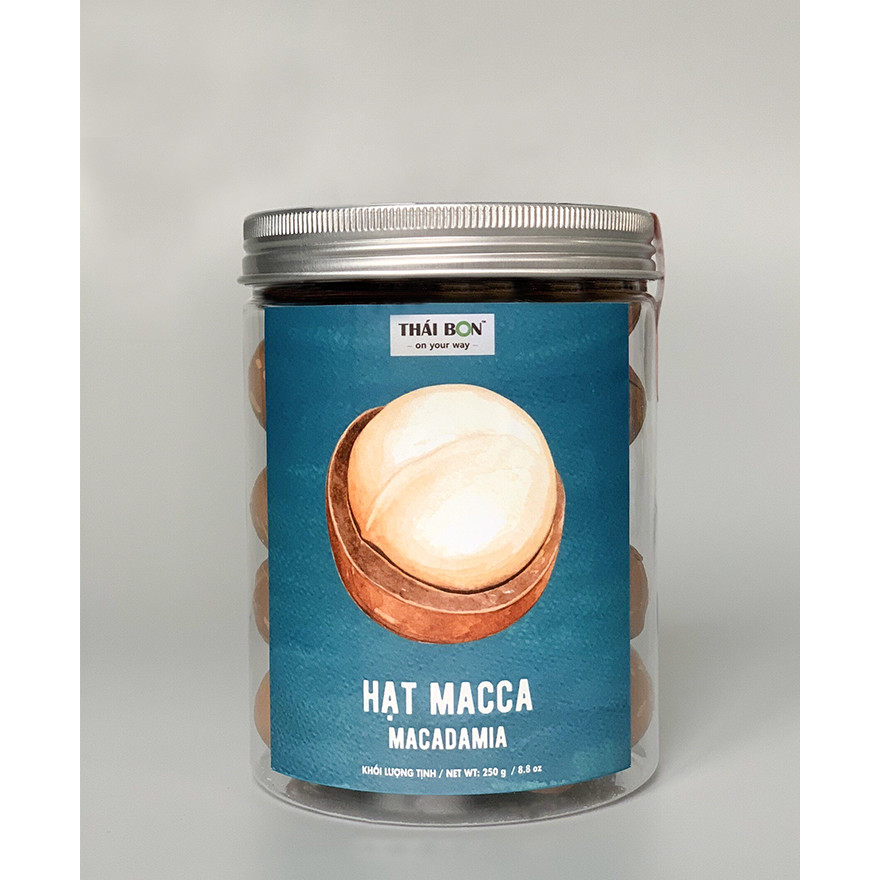 Hạt Macca hộp 250g - Hạt dinh dưỡng Thái Bon