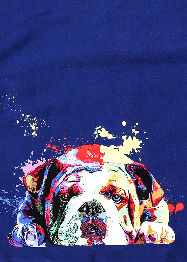 Túi Dây Rút XOX Backpack Bulldog Lying Navy