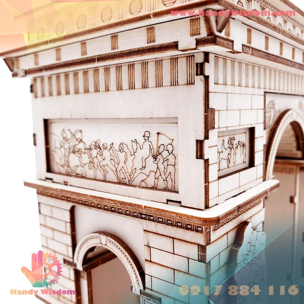 Mô hình lắp ghép gỗ Rolife - Khải Hoàn Môn - Robotime Arc de Triomphe TG502