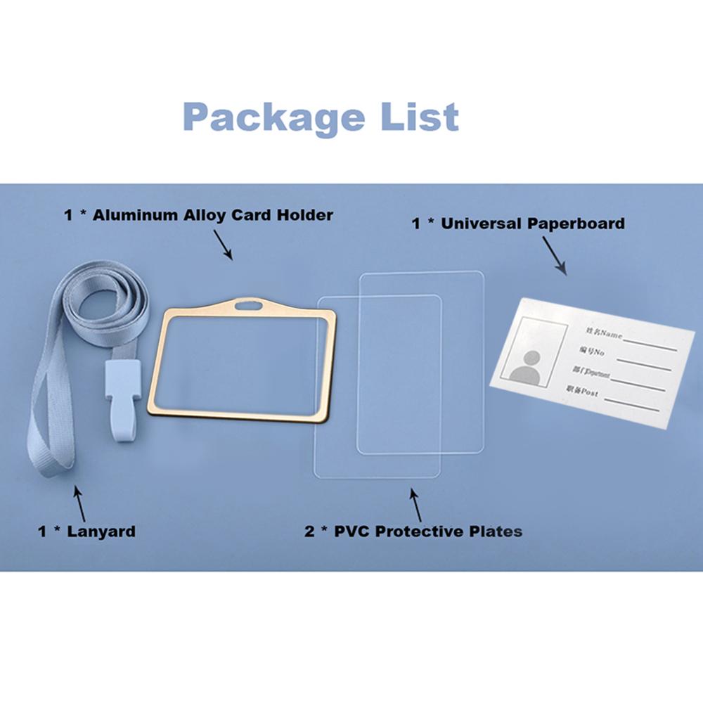 Thẻ Tên Nhân Viên Sinh Viên Ngang Hợp Kim Nhôm