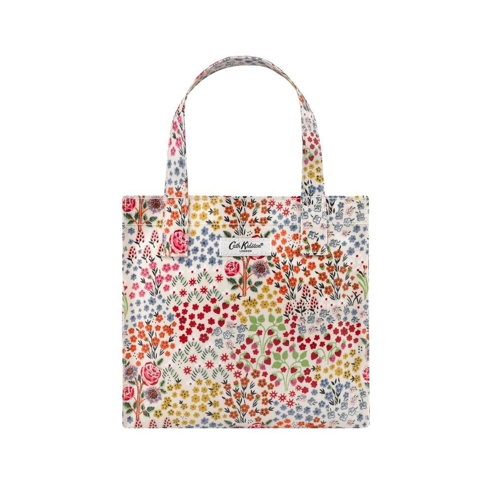 Cath Kidston - Túi đeo tay/Small Bookbag - Kingdom Ditsy - Cream -1041903