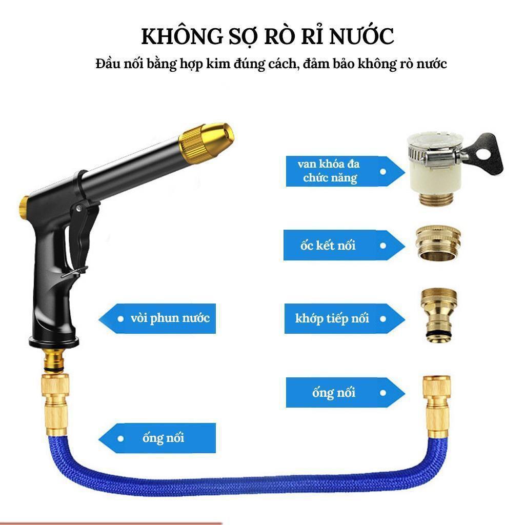 Vòi Xịt Rửa Xe Áp Lực Cao - Tưới Cây Với 4 Chế Độ Nước 810-2,498,622 TL