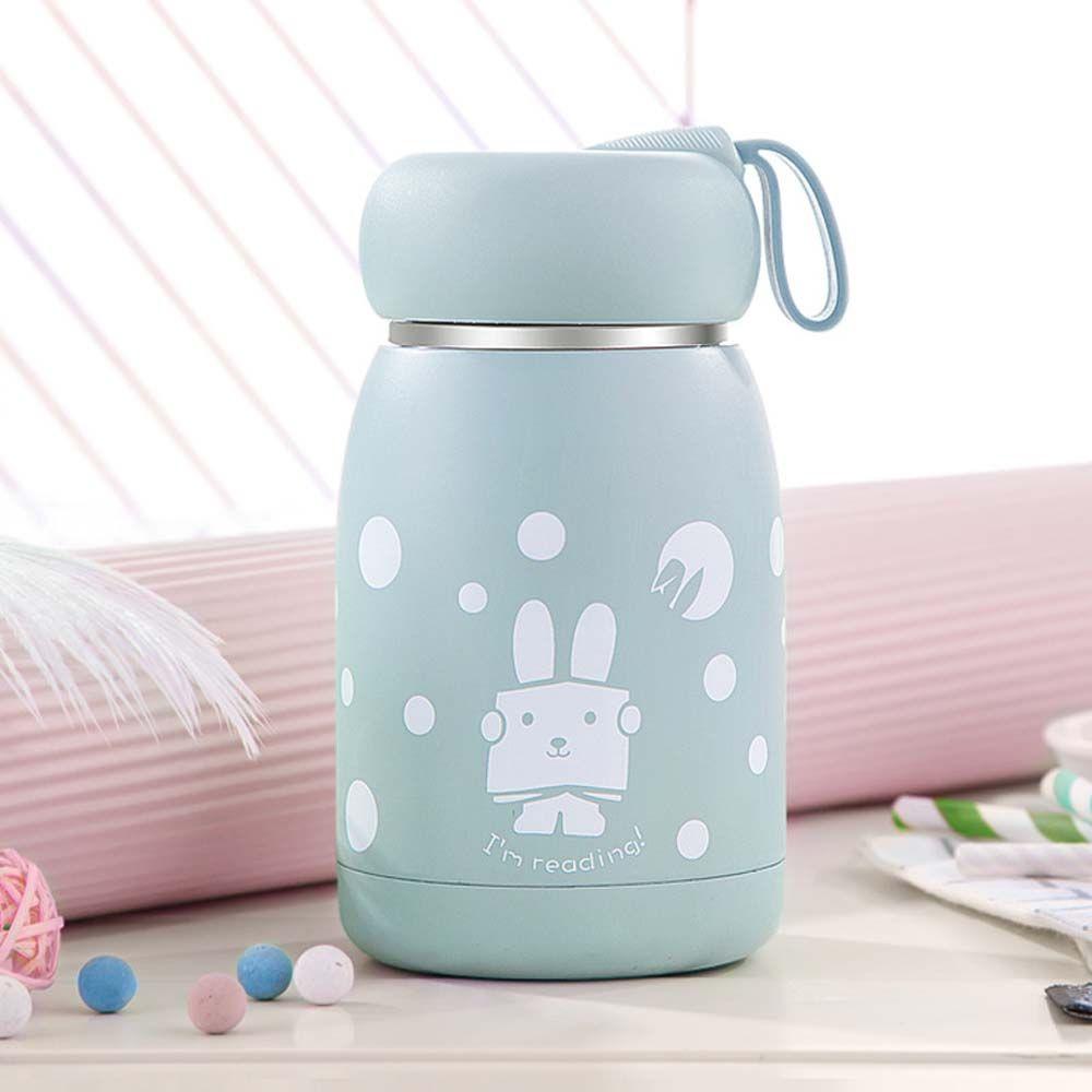 350ML Cách Nhiệt Chân Không Nước Thép Không Gỉ Nhiệt Cup Dành Cho Trẻ Em Học Sinh ĐI HỌC Nhiệt Cốc Hoạt Hình Tumbler Bình