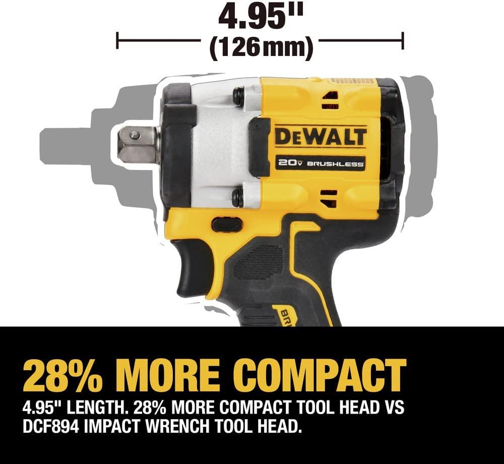 MÁY SIẾT BULONG CẦM TAY 20V DEWALT DCF922N-B1 - HÀNG CHÍNH HÃNG