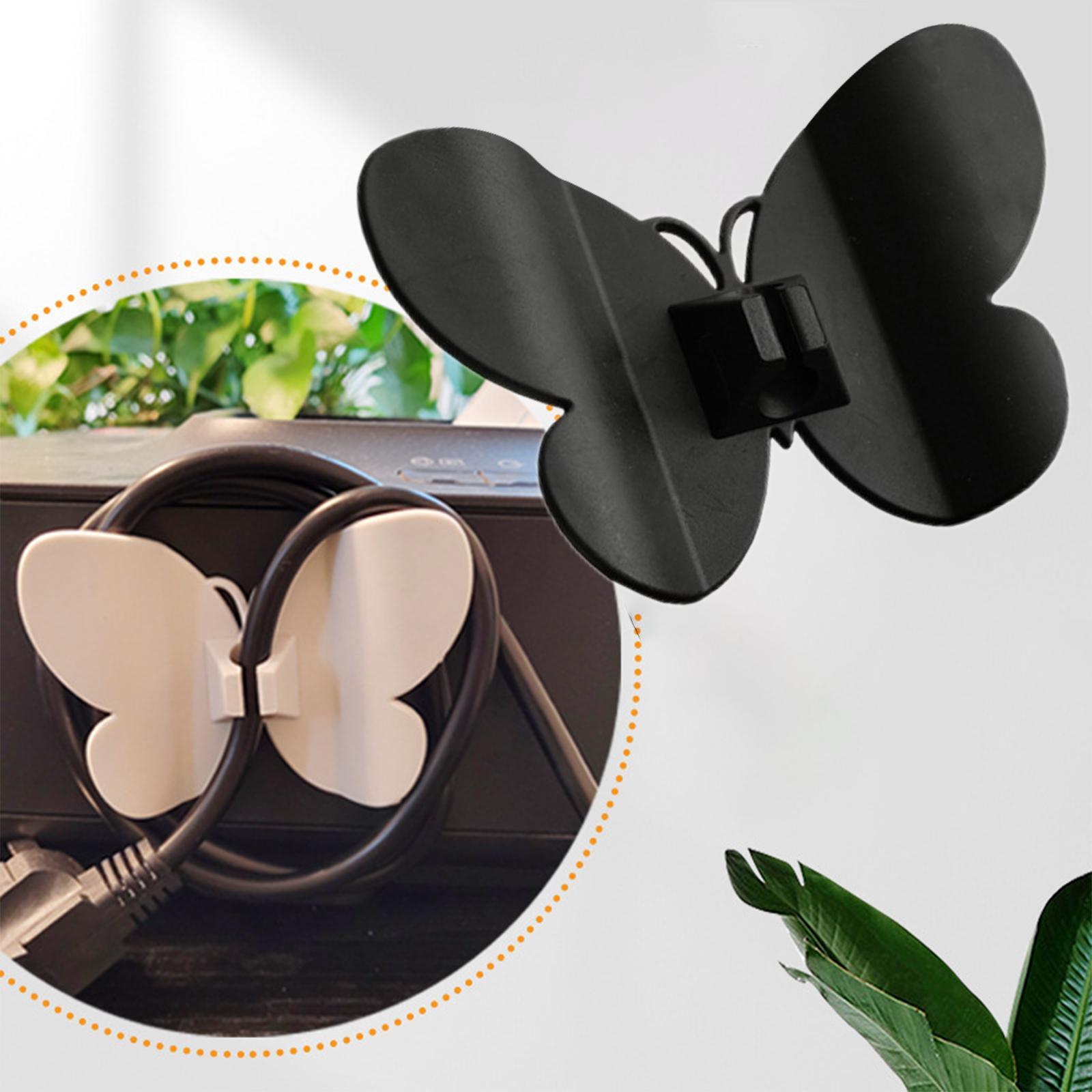 WIRE CABLE ORGANIZER CLIPS CABLE CLIP CORD HOLDER PC CABLES