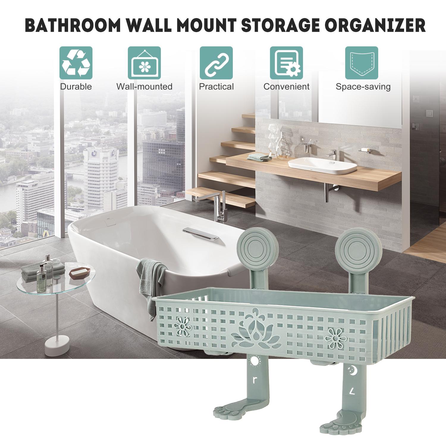 Giá đỡ lưu trữ treo tường cho phòng tắm nhà vệ sinh nhà bếp