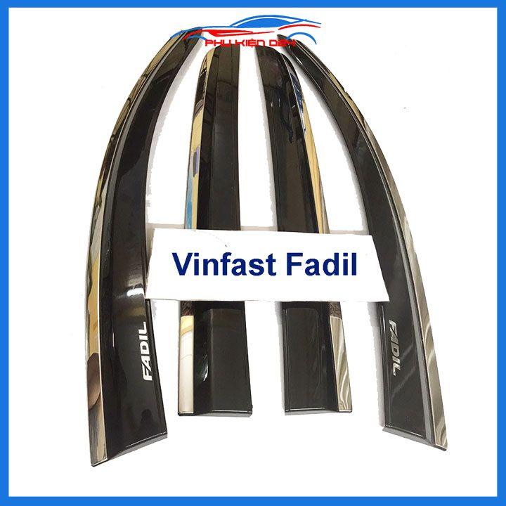 Vè mưa Fadil 2019-2021 chỉ inox cao cấp bảo vệ xe