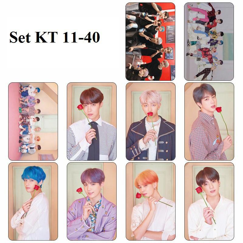 Set 10 jelly card mềm dân được BTS persona ( 5 mẫu)