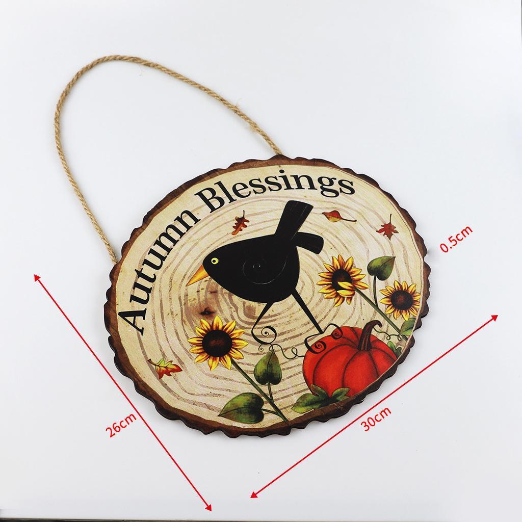 Fall   ing Sign Harvest Decoration ers Bird