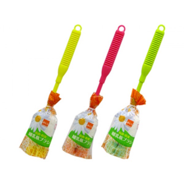Bộ 2 dụng cụ vệ sinh chai, lọ đầu mút chống khuẩn - Hàng nội địa Nhật