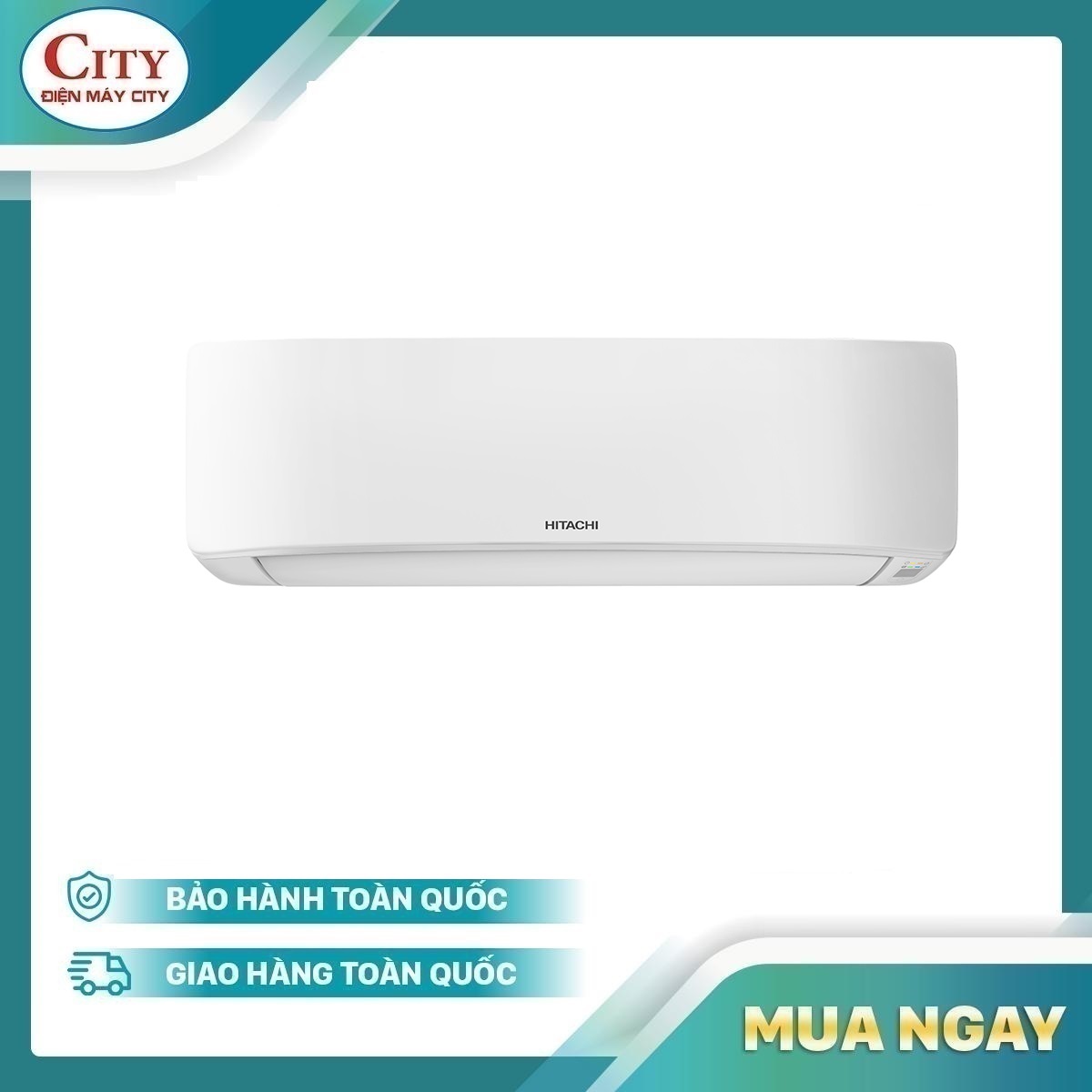 Máy lạnh Hitachi Inverter 9000BTU 1HP RAC/RAK-DJ10PCASVX - Hàng chính hãng- Giao tại Hà Nội