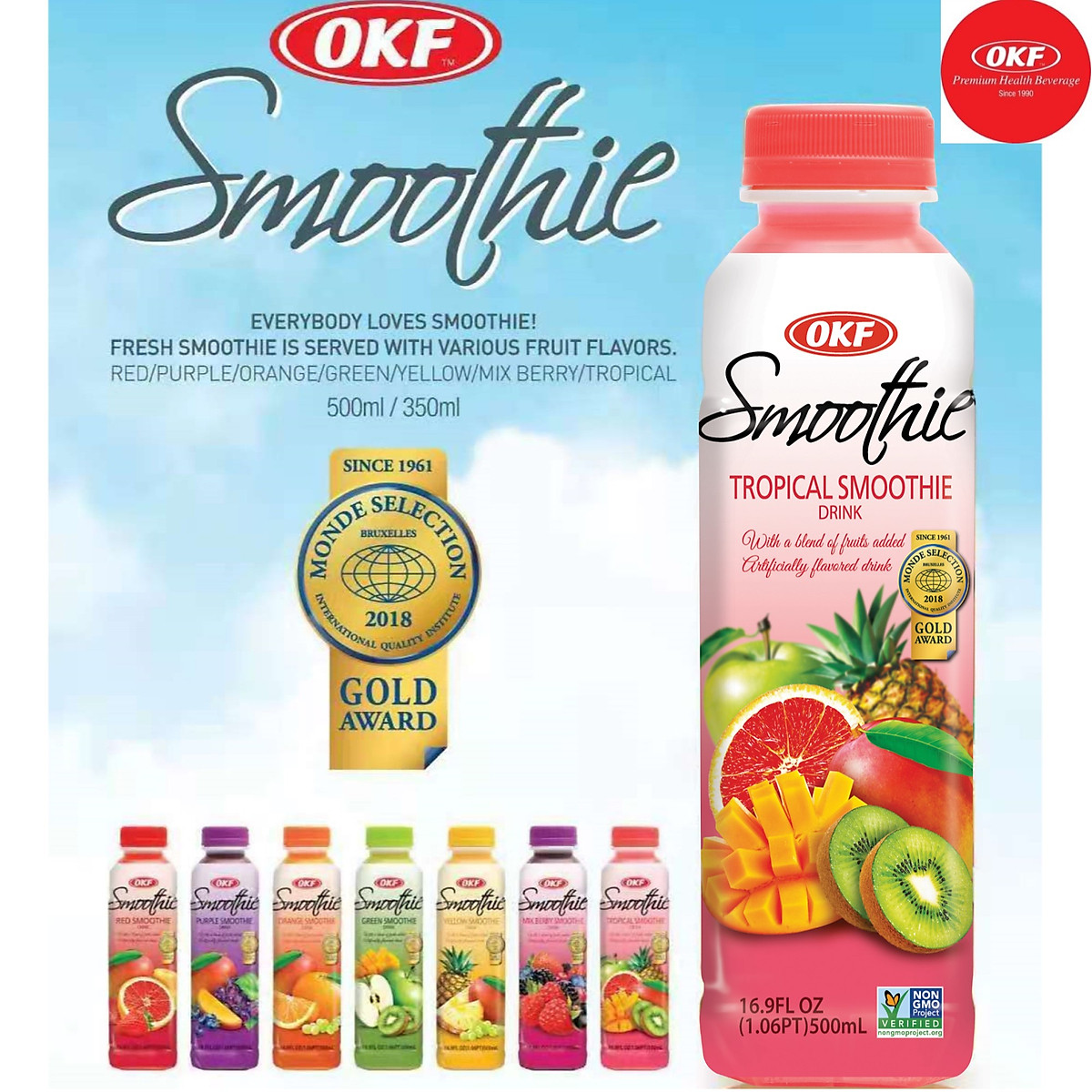 Nước sinh tố 500 ML OKF Hàn Quốc