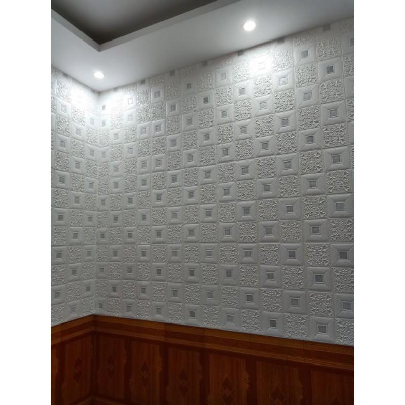 Xốp dán tường hoa văn khổ lớn 70x70cm hàng loại 1