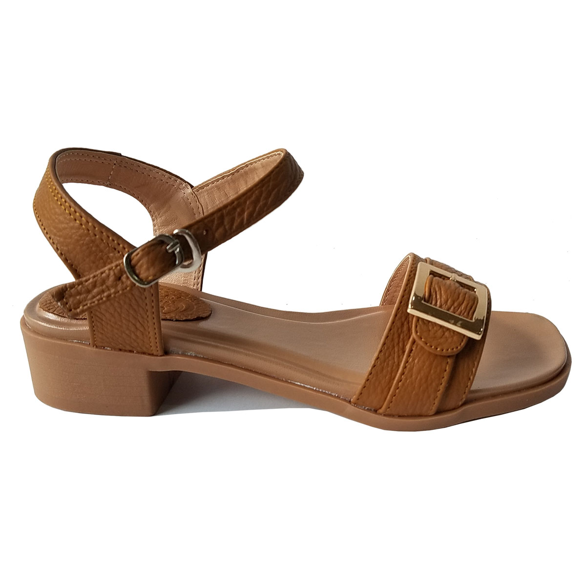 Giày Sandal Cao Gót Da Bò Thật BIGGBEN SDCG71