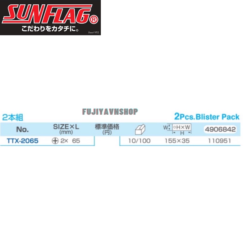 Bộ đầu vít Sunflag - TTX-2065