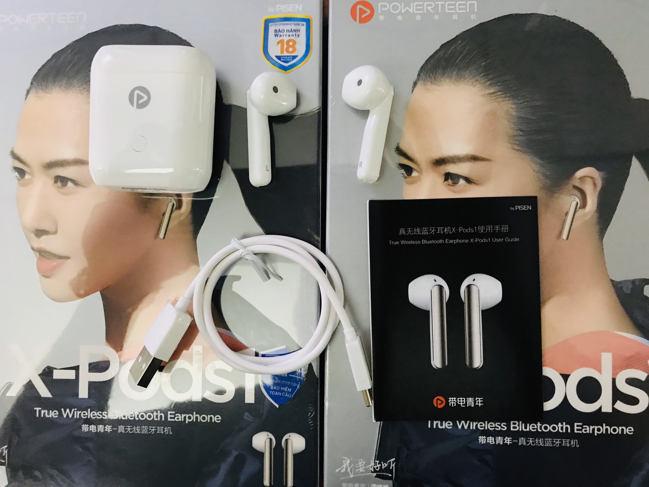 Tai nghe không dây Pisen True Wireless X-Pods 1_ Hàng chính hãng