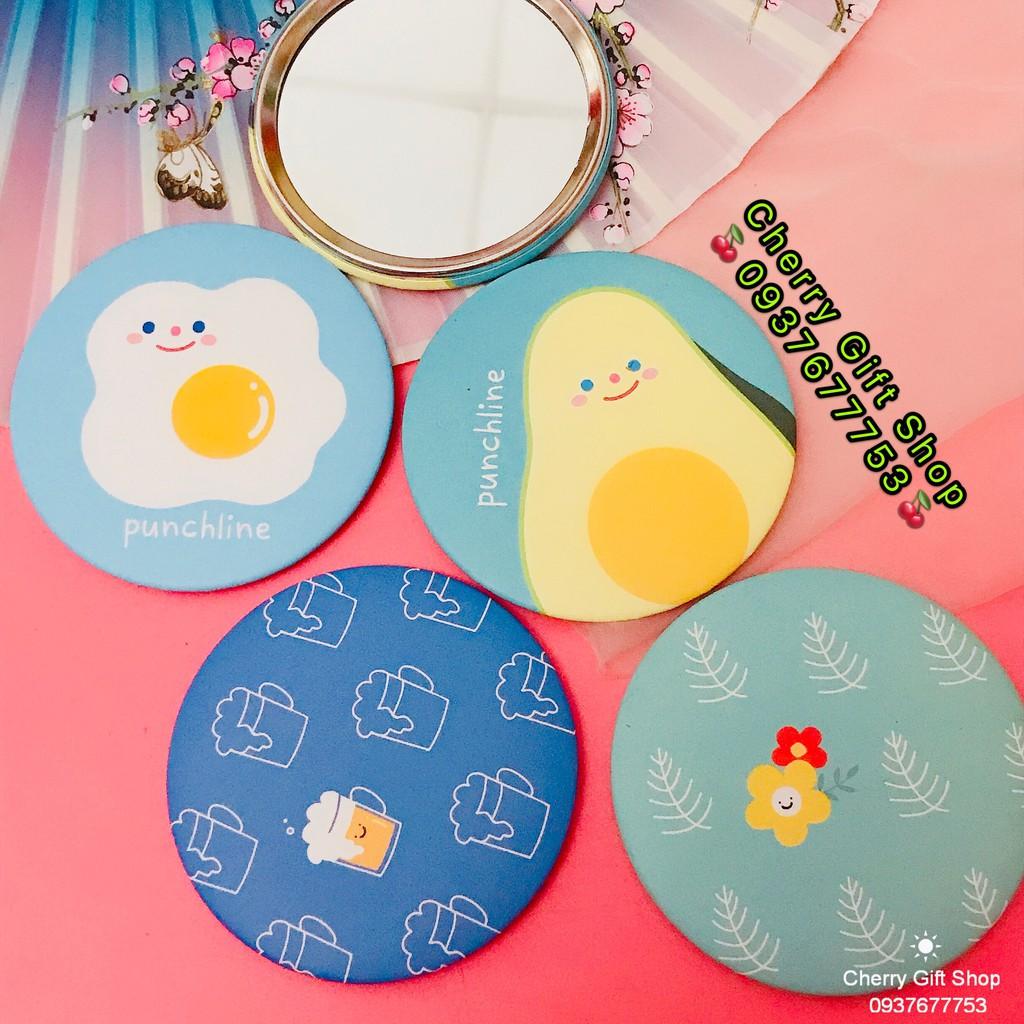 Gương Trang Điểm Cầm Tay mini Dễ Thương Cute Ảnh Thật Shop Chụp