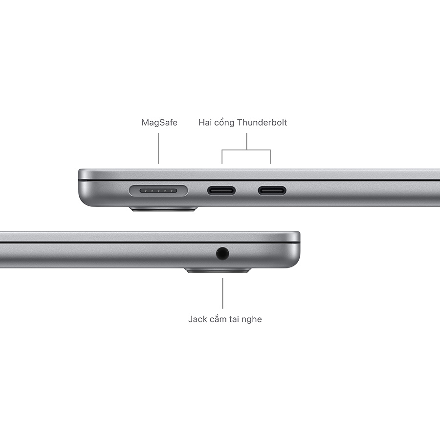 MacBook Air M3 2024 (13 inch, 8GB/ 256GB) - MRXQ3SA/A - Silver