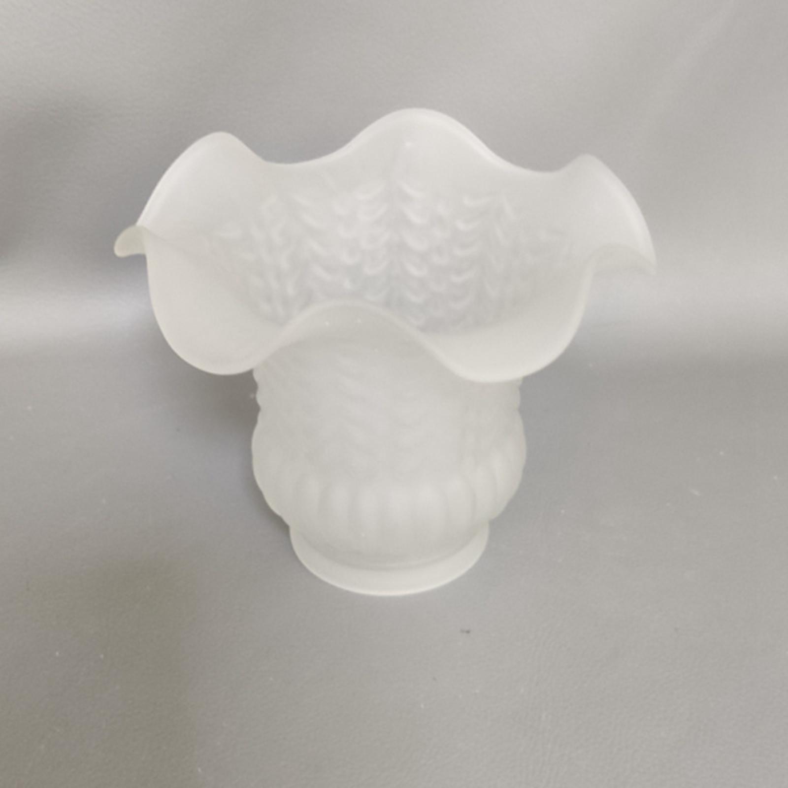 Glass Ceiling Lamp Shade Flower Shaped Lighting Fixture for Bedroom Corridor