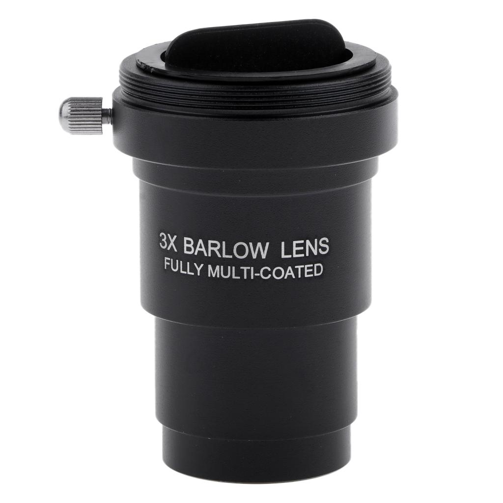 Phép Lạ Chiếu 3X Kính Thiên Văn Barlow Lens 1.25 Inch Hoàn Toàn Đa Lớp Chụp Ảnh Thiên Văn Đa Dụng Phản Quang Dùng Trong