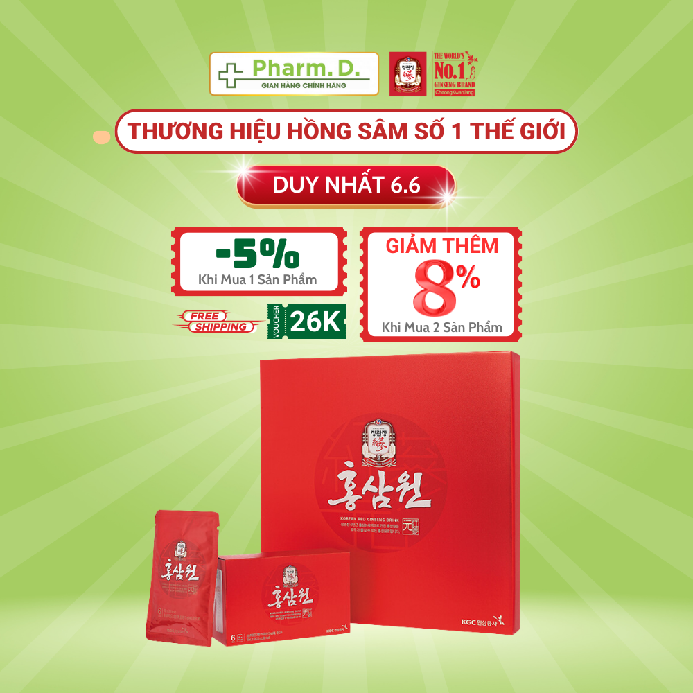 Nước Tăng Lực Hồng Sâm Won KGC Cheong Kwan Jang
