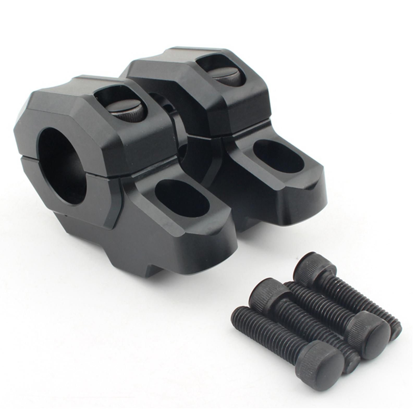 Motorcycle Handlebar Riser Clamp CNC Aluminum HandleBar Risers Mount Clamp Adapter for Kawasaki Z900C Z900RS 2017-2020