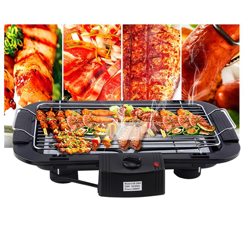 Bếp nướng điện cao cấp không khói Electric barbecue grill 2000W