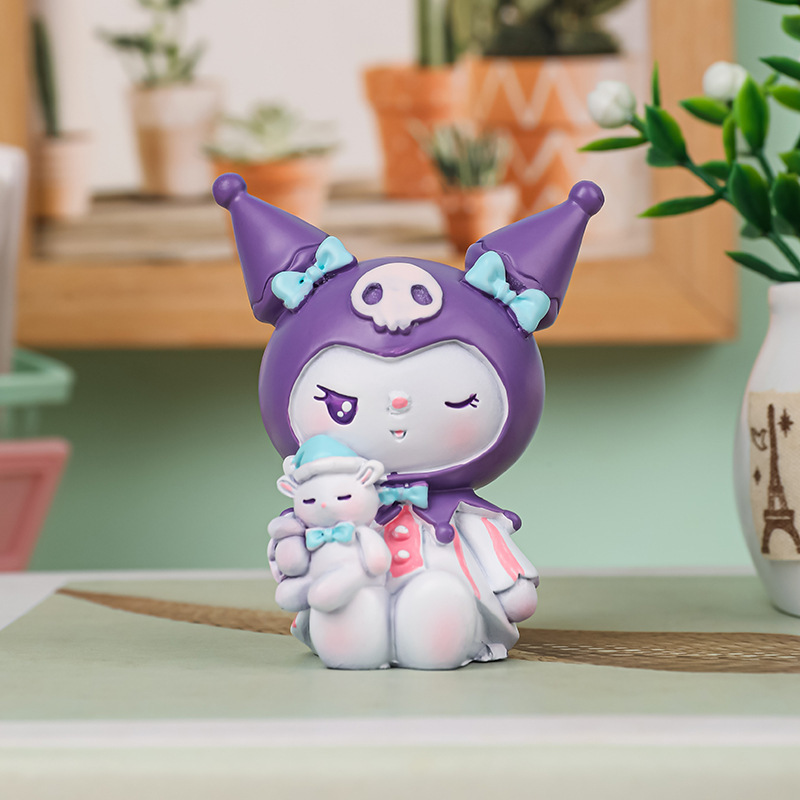 Mô hình Trang Trí Xe Hơi Nhà Cửa KURUMI Sanrio Quà Tặng_ Hàng Chính Hãng