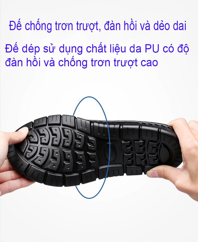 Giày Sandal công sở đế mềm da bò thật kiểu dáng Hàn Quốc thiết kế hiện đại mã 51632