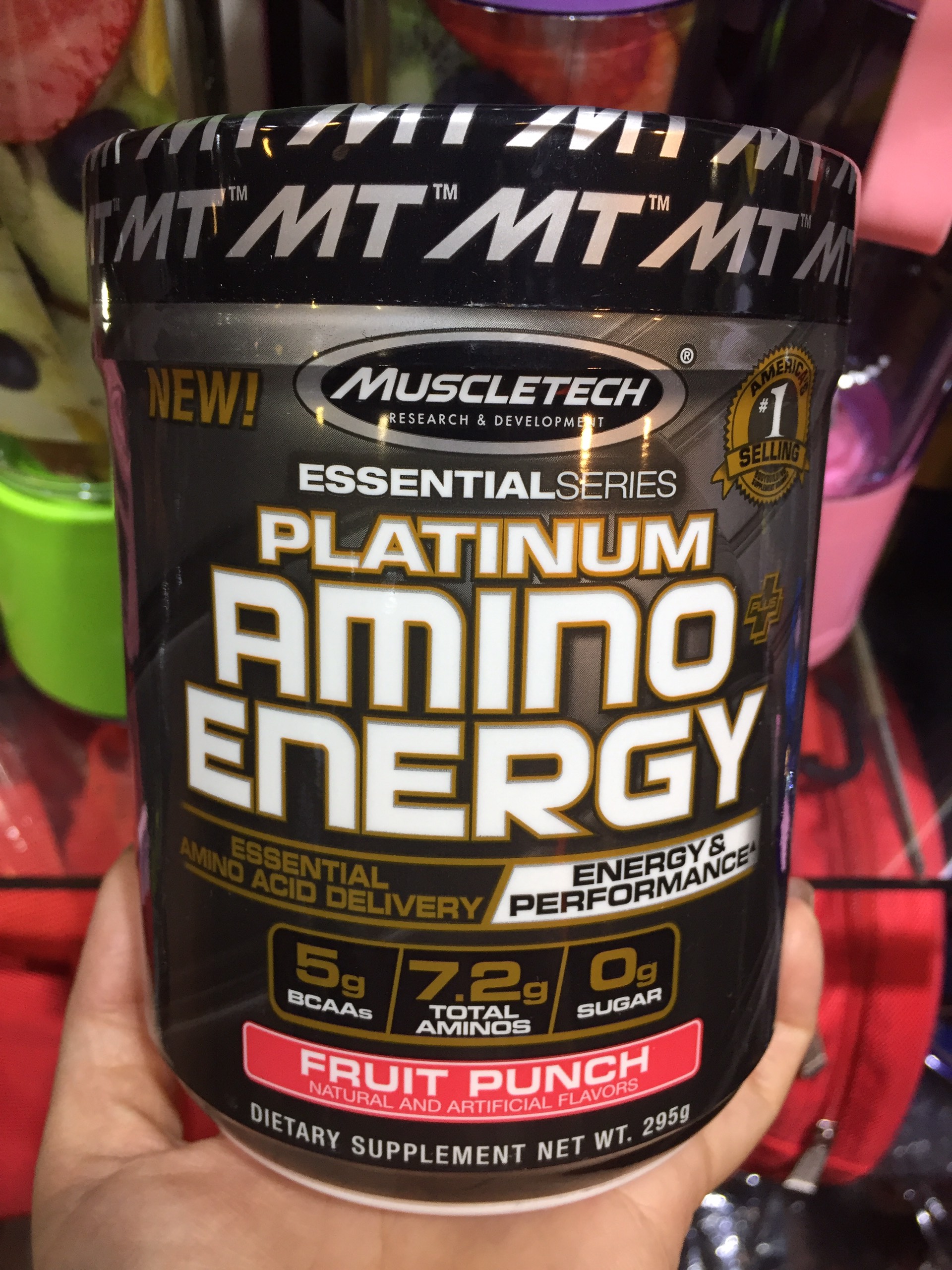 Thực phẩm bổ sung EAA MuscleTech Platinum Amino Energy - 30 lần dùng – Hỗ trợ tăng năng lượng, phục hồi và phát triển cơ bắp cho người tập luyện thể hình và thể thao – Thương hiệu MuscleTech USA - Nhập khẩu chính hãng